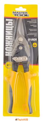 Ножницы для металла MASTERTOOL CrV 250 мм прямой рез 01-0424