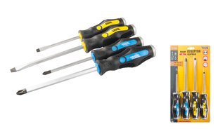 Викрутки ударні MASTERTOOL набір 4 шт PH2х100/PH3х150/SL6х100/SL8х150 40-1153