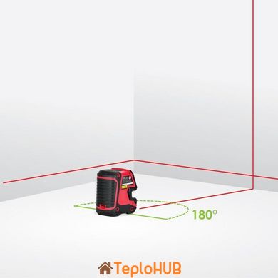 Рівень лазерний 180°, 2 лазерні головки INTERTOOL MT-3051