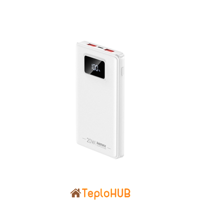 Зовнішній акумулятор Remax Breezy 10000mAh QC 22.5W Білий (RPP-319)