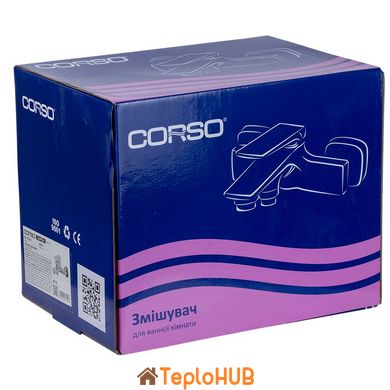 Смеситель GARDA Ø35 для ванны литой CORSO BC-1C121W (9605203)