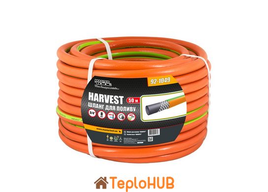 Шланг для полива MASTERTOOL "HARVEST" 3/4" 50 м оранжевый 92-1049