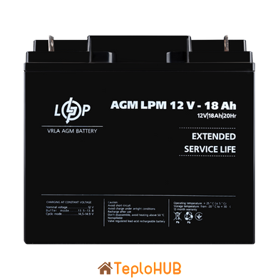 Аккумулятор AGM Logic Power LPM 12V - 18 Ah (LP4133)