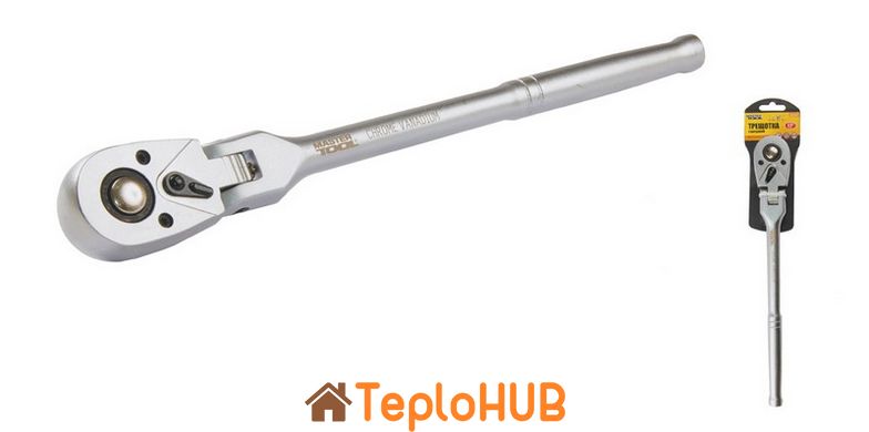 Тріскачка з карданом MASTERTOOL 1/2" 72Т 78-0144