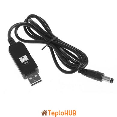 Підвищуючий перехідник 5В-12В XOKO DC-5-12 адаптер USB-A - DC5.5x2.1