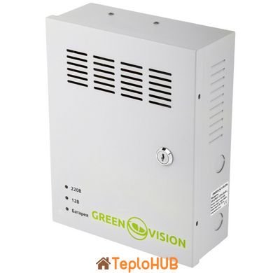 Блок безперервного живлення GreenVision GV-UPS-H 1204-3A-B-L (LP3565)