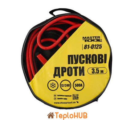 Провода пусковые MASTERTOOL 500 А 3.5 м 81-0125