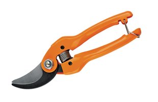 Секатор садовый MASTERTOOL 190 мм с металлическими ручками лезвие Mn65 14-6108