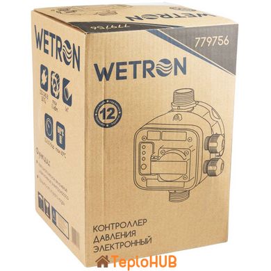 Контролер тиску електронний 1.1кВт Ø1" + розетка WETRON DSK-8.2 (779756)