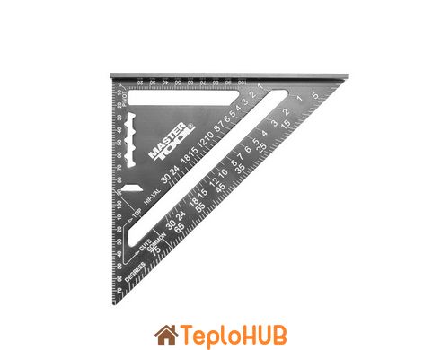 Кутник тесляра MASTERTOOL SWANSON 180 мм AL 30-3518