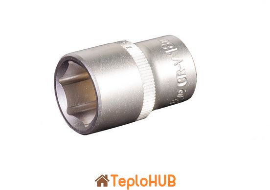 Насадка торцева 6-гранна MASTERTOOL 1/2" 18 мм CRV 78-0018