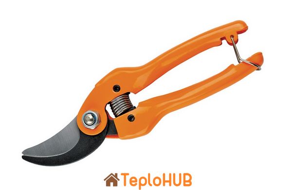 Секатор садовый MASTERTOOL 190 мм с металлическими ручками лезвие Mn65 14-6108