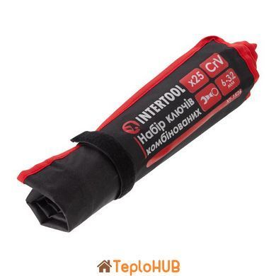Набір комбінованих ключів 25 од., 6-32 мм, PROF, чохол INTERTOOL XT-1526