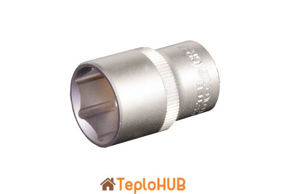 Насадка торцева 6-гранна MASTERTOOL 1/2" 19 мм CRV 78-0019