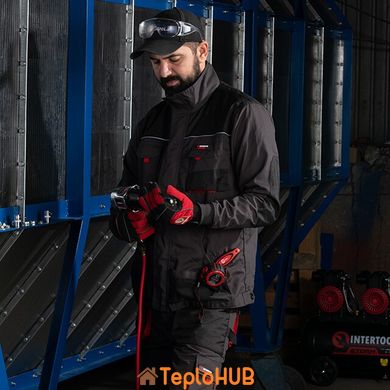 Куртка робоча 80% поліестер, 20% бавовна, щільність 260 г / м2, L INTERTOOL SP-3003