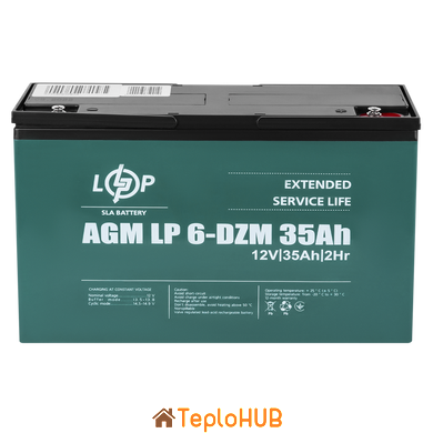 Тяговий свинцево-кислотний акумулятор LogicPower LP 6-DZM-35 Ah (LP9335)