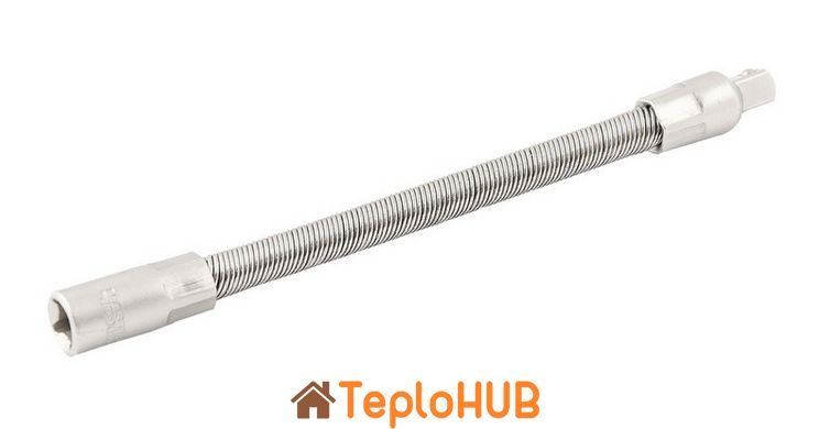 Подовжувач гнучкий MASTERTOOL 1/4" 150 мм CRV 78-0416