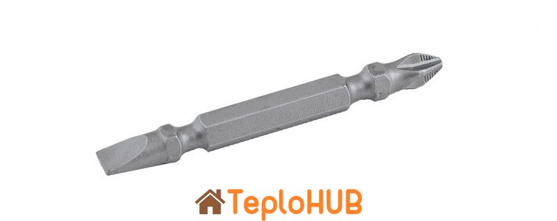 Насадка викруткова двостороння GRANITE PH2/SL6 65 мм 1/4" S2 набір 2 шт 10-26-650