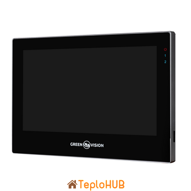 Кольоровий Wi-Fi AHD відеодомофон GreenVision GV-060-AHD-M-VD7SD Black (LP19758)