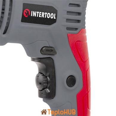 Дриль ударний 600 Вт, 0-3000 об / хв, 1.5-13мм, реверс INTERTOOL DT-0109