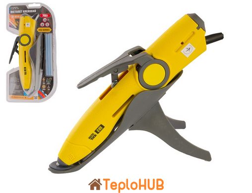 Пістолет клейовий MASTERTOOL - ручка Ø 7,2 мм 70Вт/220В/50Гц 4,5 г/хв "Крапля-Стоп" LED-індикатор 42-0516