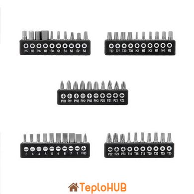 Набор отверток с комплектом насадок 70 ед. INTERTOOL VT-3370