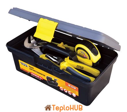 Скриня для інструментів MASTERTOOL з пластиковими замками 12,5" 320х180х130 мм 79-2219