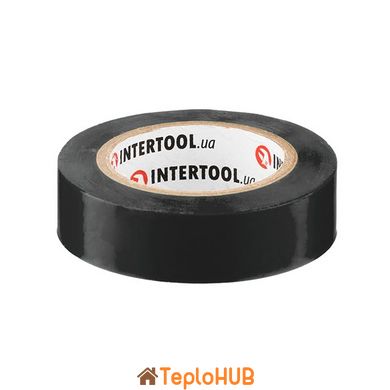 Стрічка ізоляційна, 17 мм * 10 м * 0,15 мм, чорна INTERTOOL IT-0011