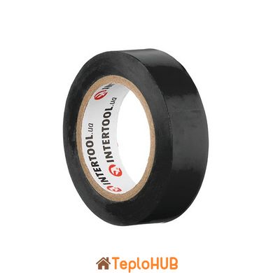 Лента изоляционная, 17 мм * 10 м * 0,15 мм, черная INTERTOOL IT-0011