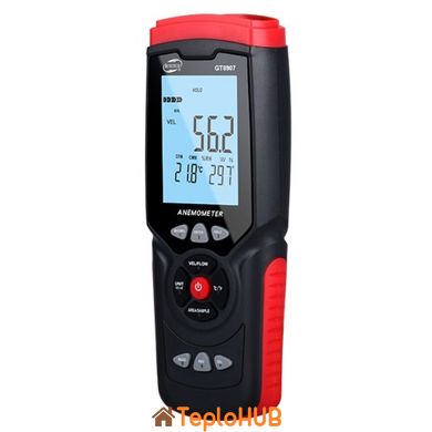 Анемометр професійний USB 0,3-45 м/с, 0-45 °C BENETECH GT8907