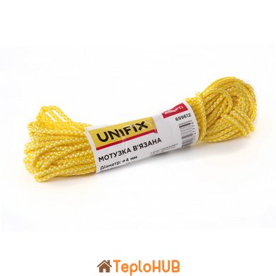 Веревка вязаная 3мм, 15м ассорти UNIFIX