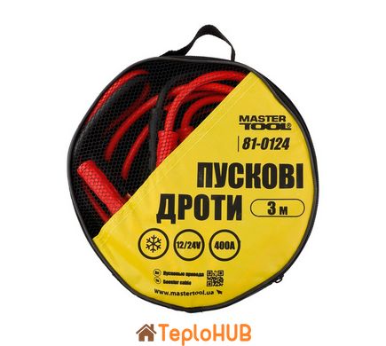 Дроти пускові MASTERTOOL 400 А 3 м 81-0124