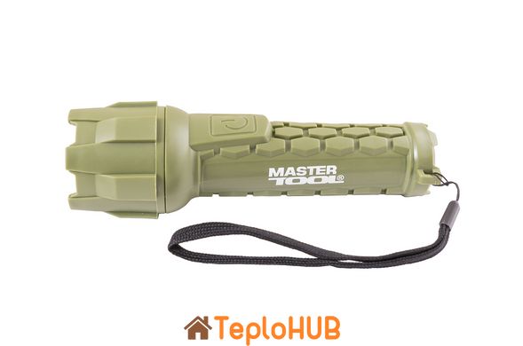 Ліхтар водонепроникний MASTERTOOL 180х55 мм CREE LED IP66 2xAA PP+PVC 94-0802