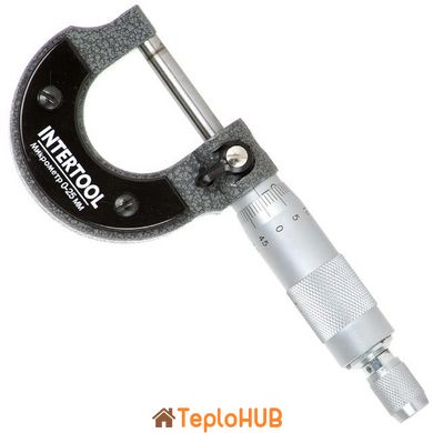 Мікрометр 0-25 мм INTERTOOL MT-3041