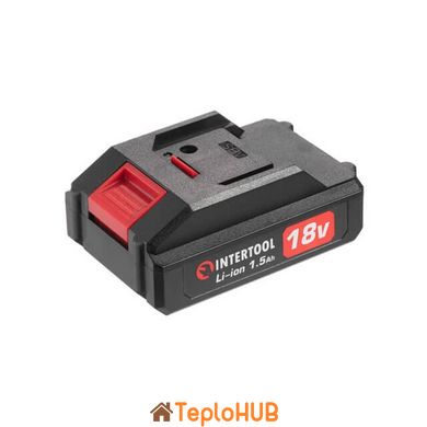 Аккумулятор 18 В, литий-ион, 1.5 Ач, для шуруповерта DT-0315 INTERTOOL DT-0316