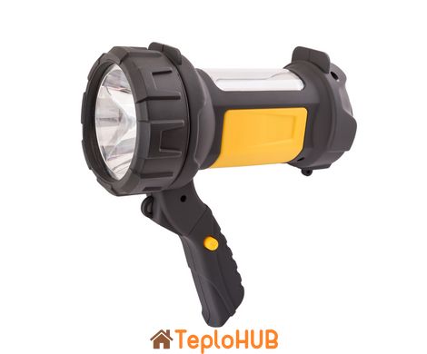 Ліхтар MASTERTOOL 2в1 з ручкою 360° 4 режими 180х94х143 мм CREE LED+COB LED 4xAA ABS 94-0804