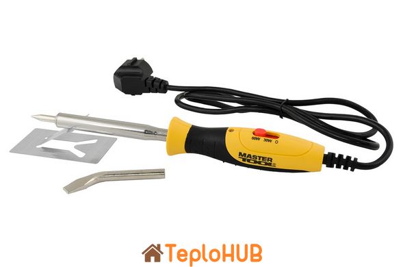 Паяльник електричний MASTERTOOL 30-60 Вт 220 V/50 Hz 400°С регульований 44-0015