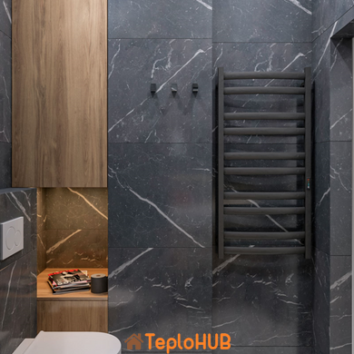 Рушникосушка чорна ERAFLYME EF Atlant 1100 L