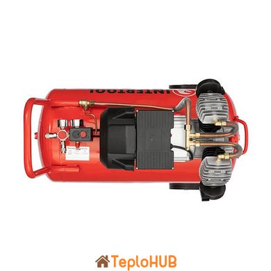 Компрессор 100 л, 3 кВт, 220 В, 10 атм, 420 л/мин, 2 цилиндра INTERTOOL PT-0008