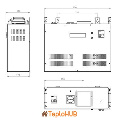 Стабілізатор напруги Volter-33 птс (3*11)