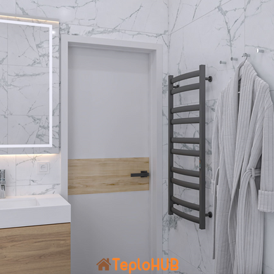 Рушникосушка чорна ERAFLYME EF Atlant 1100 R