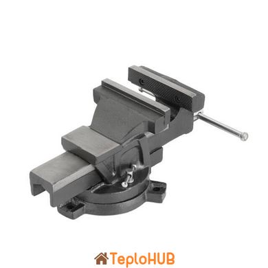 Тиски слесарные поворотные 125 мм INTERTOOL HT-0082