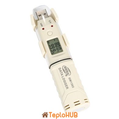 Реєстратор вологості та температури (даталоггер) USB, 0-100%, -30-80 °C BENETECH GM1365