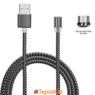 Магнітний кабель USB XoKo SC-355m Micro USB 1 м Magneto Grey