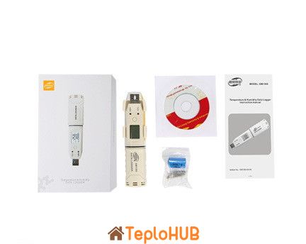 Реєстратор вологості та температури (даталоггер) USB, 0-100%, -30-80 °C BENETECH GM1365