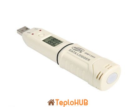 Реєстратор вологості та температури (даталоггер) USB, 0-100%, -30-80 °C BENETECH GM1365