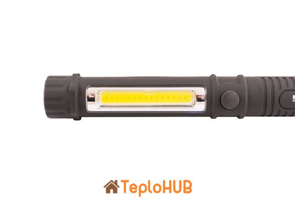 Фонарик магнитный MASTERTOOL 168х24 мм LED+COB LED 3xAAA ABS 94-0806