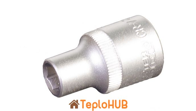 Насадка торцева 6-гранна MASTERTOOL 1/2" 8 мм CRV 78-0008