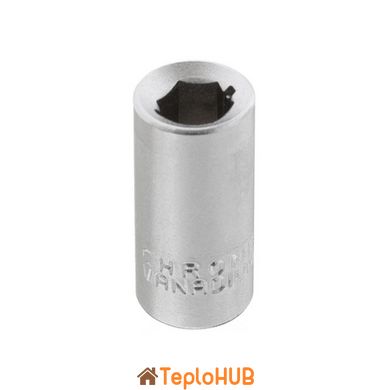 Перехідник 1/4"шестигранник / 1/4"квадрат, 25мм. CrV INTERTOOL ET-1101