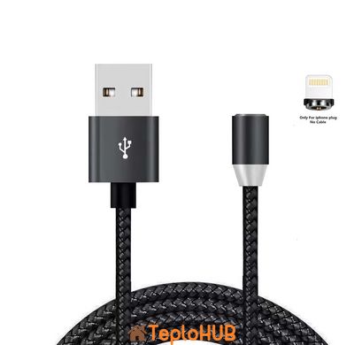 Магнитный кабель USB XoKo SC-355i Lightning 1 м Magneto Black